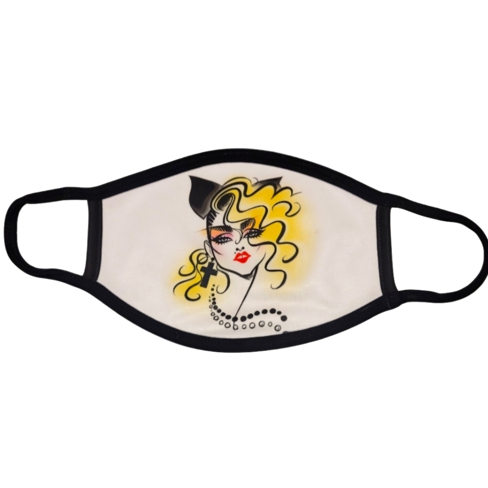 ⚡️Madonna Face Mask by Artist Glen Hanson⚡️